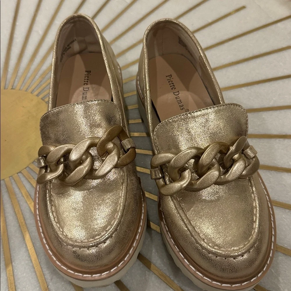 Pierre Dumas MORA-2 GOLD SHOES Size 6